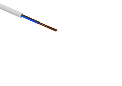 H03VV-F 2x0,50 BIAŁY  H03VV-F 2x0,50 BIA