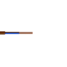 H03VV-F 2x0,50 BRĄZOWY  H03VV-F 2x0,50 BRĄ