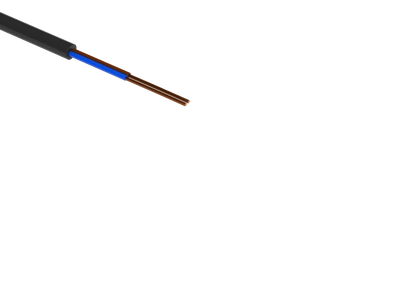 H03VV-F 2x0,50 CZARNY  H03VV-F 2x0,50 CZN