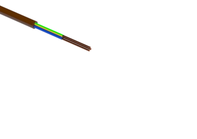 H03VV-F 3G 0,75 BRĄZOWY  H03VV-F 3G 0,75 BRĄ