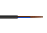 H05VV-F 2x1,00 CZARNY  H05VV-F 2x1,00 CZN