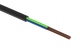 H05VV-F 3G 0,75 CZARNY  H05VV-F 3G 0,75 CZN