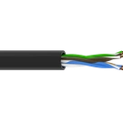 UTPz kat 5e 4x2x0,50 CZARNY (w PE =1mm) Zewnętrzny UTP-z kat5e 4x2x0,50 CZN