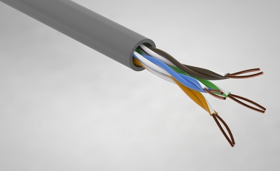 LSOH UTP KAT. 5e 4x2x0,50 bezhalogenowy  UTP KAT 5e 4x2x0,50 POM LSOH