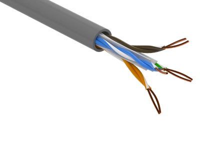 LSOH UTP KAT. 6 4x2x0,60 bezhalogenowy  UTP KAT 6 4x2x0,60 POM LSOH