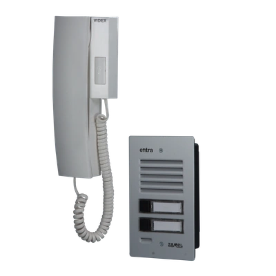 ZESTAW DOMOFONOWY 2 RODZINNY P/T  TYP: MK-2/A