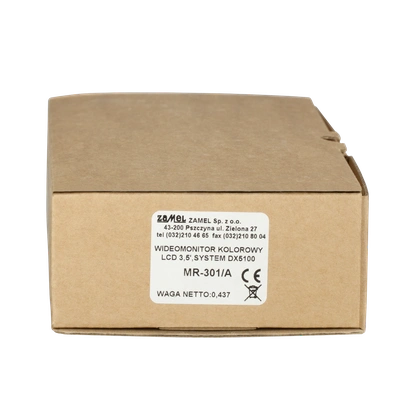 *WIDEOMONITOR 3,5' SYSTEM DX5100 ANTRACYT OBRAZ KOLOROWY TYP: MR-301/A