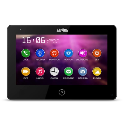 7 CALOWY WIDEOMONITOR Z DOTYKOWYM EKRANEM CZARNY TYP: VP-809B