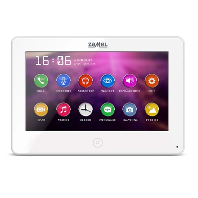 7 CALOWY WIDEOMONITOR Z DOTYKOWYM EKRANEM BIAŁY TYP: VP-809W