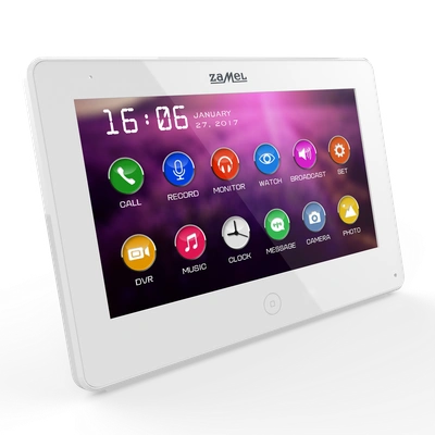 7 CALOWY WIDEOMONITOR Z DOTYKOWYM EKRANEM BIAŁY TYP: VP-809W