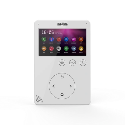 4,3 CALOWY WIDEOMONITOR  Z DOTYKOWYMI PRZYCISKAMI BIAŁY TYP: VP-817W