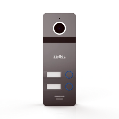 DWURODZINNY ZEWNĘTRZNY PANEL WIDEO SREBRNY TYP: VO-802S