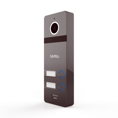 DWURODZINNY ZEWNĘTRZNY PANEL WIDEO SREBRNY TYP: VO-802S