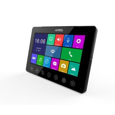 7 CALOWY WIDEOMONITOR Z DOTYKOWYMI PRZYCISKAMI CZARNY TYP: VP-808B