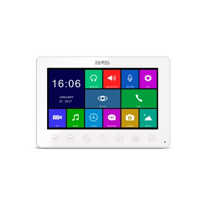 7 CALOWY WIDEOMONITOR Z DOTYKOWYMI PRZYCISKAMI BIAŁY TYP: VP-808W