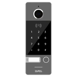JEDNORODZINNY ZEWNĘTRZNY PANEL WIDEO Z SZYFRATOREM I CZYTNIKIEM KART SZARY TYP: VO-812IDSP