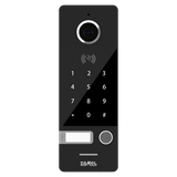 JEDNORODZINNY ZEWNĘTRZNY PANEL WIDEO Z SZYFRATOREM I CZYTNIKIEM KART CZARNY TYP: VO-812IDBP