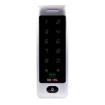 PANEL KONTROLI DOSTĘPU DOTYKOWE PRZYCISKI CZYTNIK RFID DZWONEK SREBRNY TYP: TD-101IDS