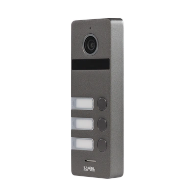 TRZYRODZINNY ZEWNĘTRZNY PANEL WIDEO SZARY TYP: VO-803S