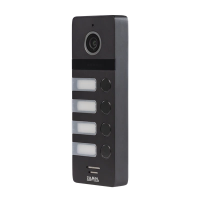 CZTERORODZINNY ZEWNĘTRZNY PANEL WIDEO CZARNY TYP: VO-804B