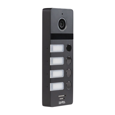 CZTERORODZINNY ZEWNĘTRZNY PANEL WIDEO CZARNY TYP: VO-804B