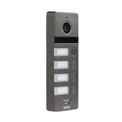 CZTERORODZINNY ZEWNĘTRZNY PANEL WIDEO SZARY TYP: VO-804S