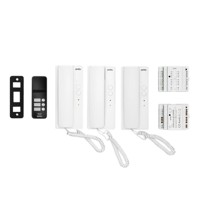 TRZYRODZINNY DWUŻYŁOWY SYSTEM AUDIO  TYP: AS-103A