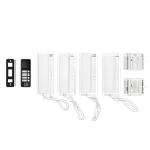 CZTERORODZINNY DWUŻYŁOWY SYSTEM AUDIO  TYP: AS-104A