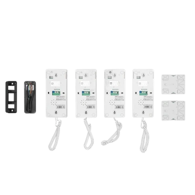 CZTERORODZINNY DWUŻYŁOWY SYSTEM AUDIO  TYP: AS-104A