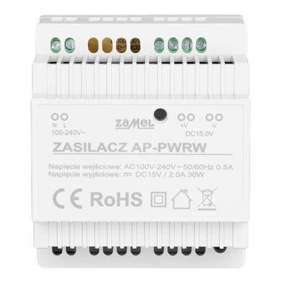 ZASILACZ DO SYSTEMU AUDIO ENTRA 100  DC15V/2.0A  TYP: AP-PWRW