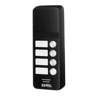 CZTERORODZINNY PANEL BRAMOWY AUDIO DO SYSTEMU ENTRA 100  TYP: AS-104B