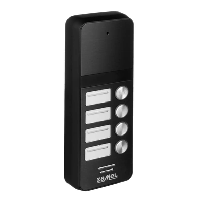 CZTERORODZINNY PANEL BRAMOWY AUDIO DO SYSTEMU ENTRA 100  TYP: AS-104B