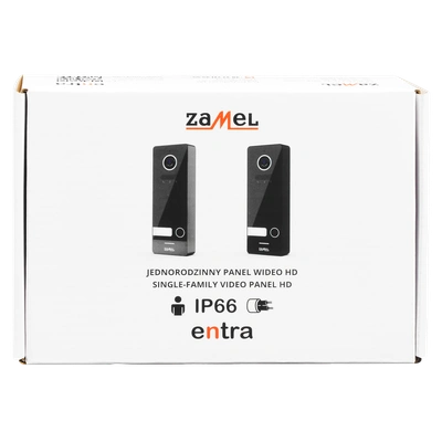 JEDNORODZINNY ZEWNĘTRZNY DWUŻYŁOWY PANEL WIDEO HD/ CZARNY - SERIA 200  TYP: VO-201BHD