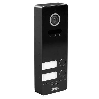 DWURODZINNY ZEWNĘTRZNY DWUŻYŁOWY PANEL WIDEO HD/ CZARNY - SERIA 200  TYP: VO-202BHD