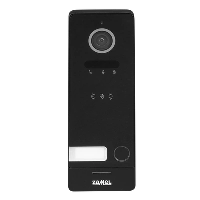 JEDNORODZINNY ZEWNĘTRZNY DWUŻYŁOWY PANEL WIDEO HD/ CZARNY - SERIA 200  TYP: VO-201ICBHD