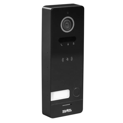 JEDNORODZINNY ZEWNĘTRZNY DWUŻYŁOWY PANEL WIDEO HD/ CZARNY - SERIA 200  TYP: VO-201ICBHD