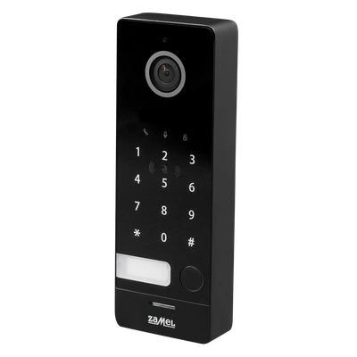 JEDNORODZINNY ZEWNĘTRZNY DWUŻYŁOWY PANEL WIDEO HD Z CZYTNIKIEM KART I SZYFRATOREM  / CZARNY - SERIA 2 TYP: VO-201ICBPHD