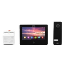 JEDNORODZINNY DWUŻYŁOWY ZESTAW WIDEO DOMOFONOWY / CZARNY - SERIA 200  TYP: VP-209SB-B