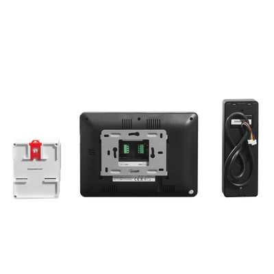 JEDNORODZINNY DWUŻYŁOWY ZESTAW WIDEO DOMOFONOWY / CZARNY - SERIA 200  TYP: VP-209SB-B