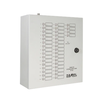 TABLICA SYGNALIZACYJNA DLA 36 NADAJNIKÓW  TYP: ST-02