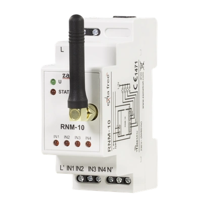 RADIOWY NADAJNIK MODUŁOWY 4-KANAŁOWY  TYP: RNM-10