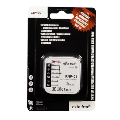 RADIOWY NADAJNIK DOPUSZKOWY 4-KANAŁOWY  TYP: RNP-01