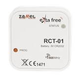 RADIOWY DOPUSZKOWY CZUJNIK TEMPERATURY  TYP: RCT-01