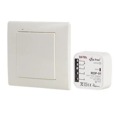 ZESTAW STEROWANIA BEZPRZEWODOWEGO (RNK02+ROP01)  TYP: RZB-01