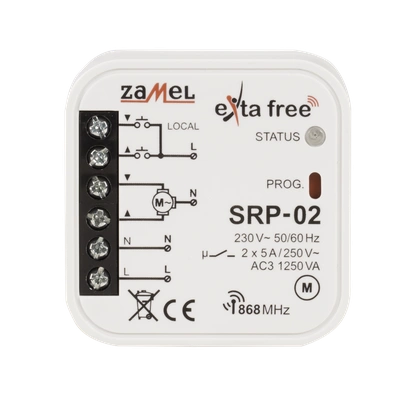 STEROWNIK ROLET DOPUSZKOWY   TYP: SRP-02
