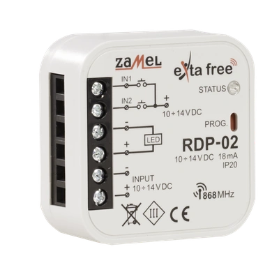 Sterownik LED jednokolorowy  TYP: RDP-02