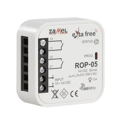 Radiowy odbiornik dopuszkowy 2-kanałowy  TYP: ROP-05