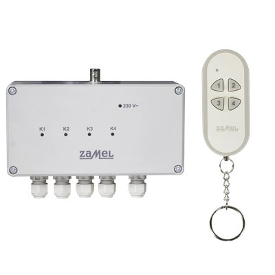RADIOWY WYŁĄCZNIK SIECIOWY CZTEROKANAŁOWY 230V TYP: RWS-311C/Z