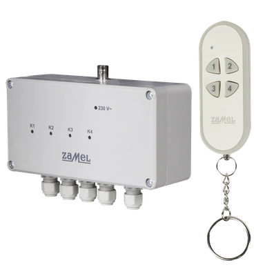 RADIOWY WYŁĄCZNIK SIECIOWY CZTEROKANAŁOWY 230V TYP: RWS-311C/Z