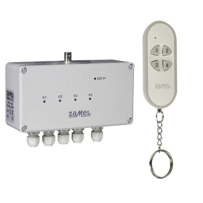 RADIOWY WYŁĄCZNIK SIECIOWY CZTEROKANAŁOWY 230V TYP: RWS-311C/Z